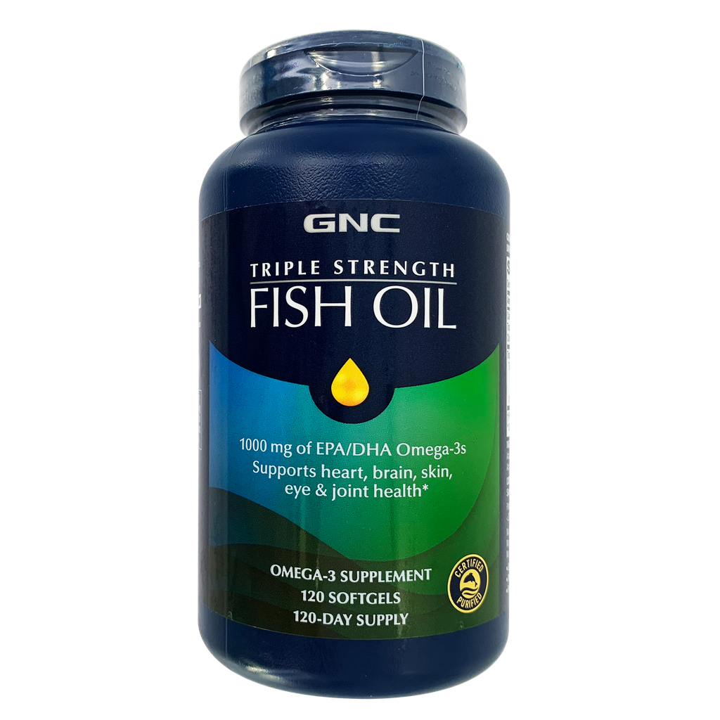 GNC Triple Strength Fish Oil 120s