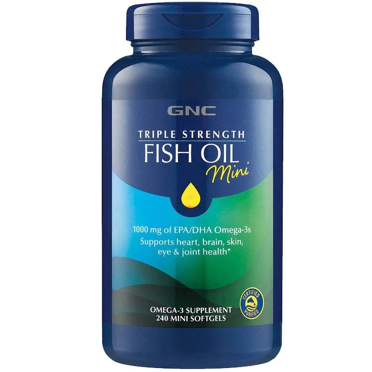 GNC Triple Strength Fish Oil Mini 240s