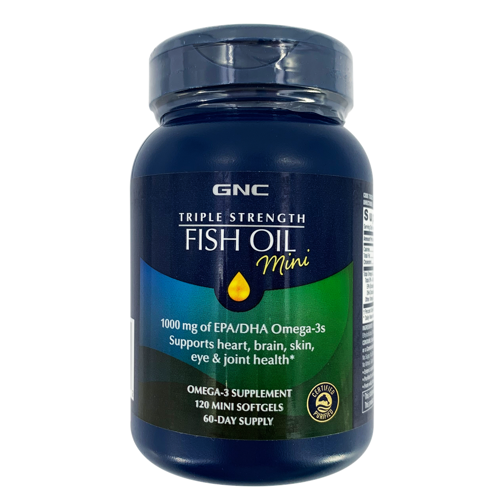 GNC Triple Strength Fish Oil Mini 120s
