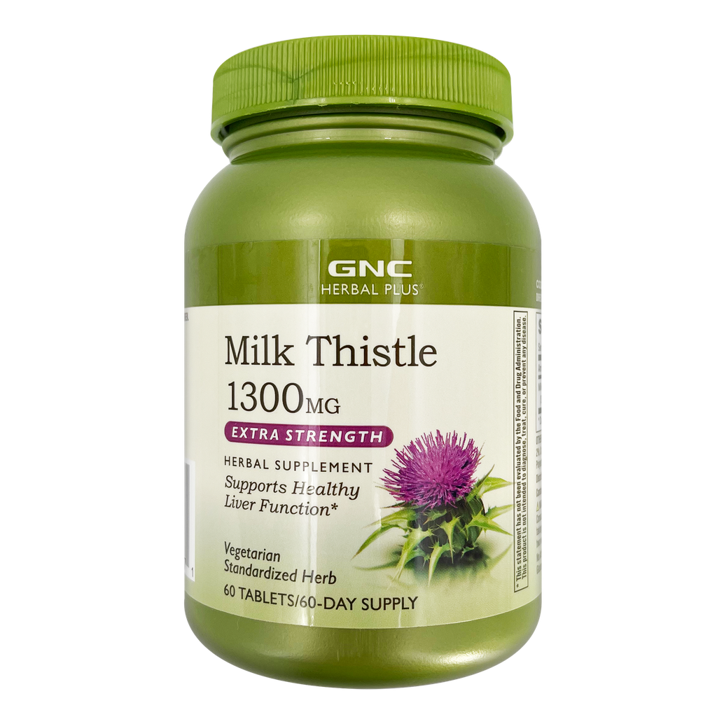 GNC Herbal Plus® Milk Thistle 1300 MG 60s