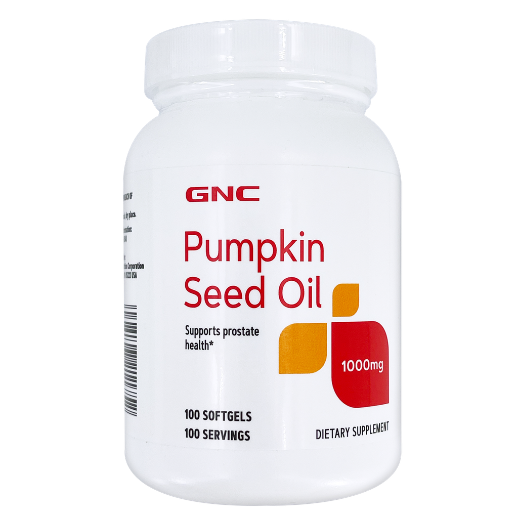 GNC Pumpkin Seed Oil 1000 MG 100s