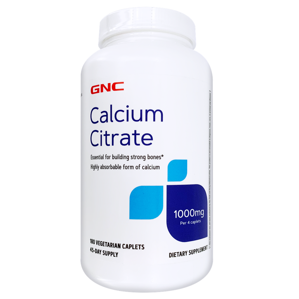 GNC Calcium Citrate 1000 mg 180s
