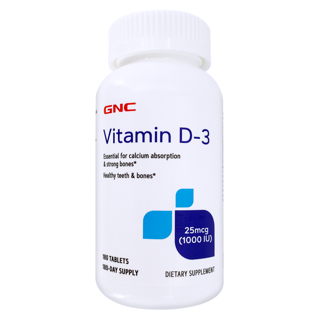 
GNC Vitamin D-3 1,000IU 180s
