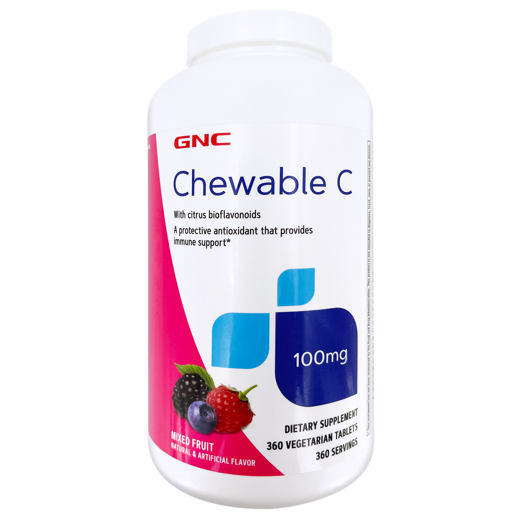 GNC Chewable C 100 MG - Chewable Mixed Fruit 360s
